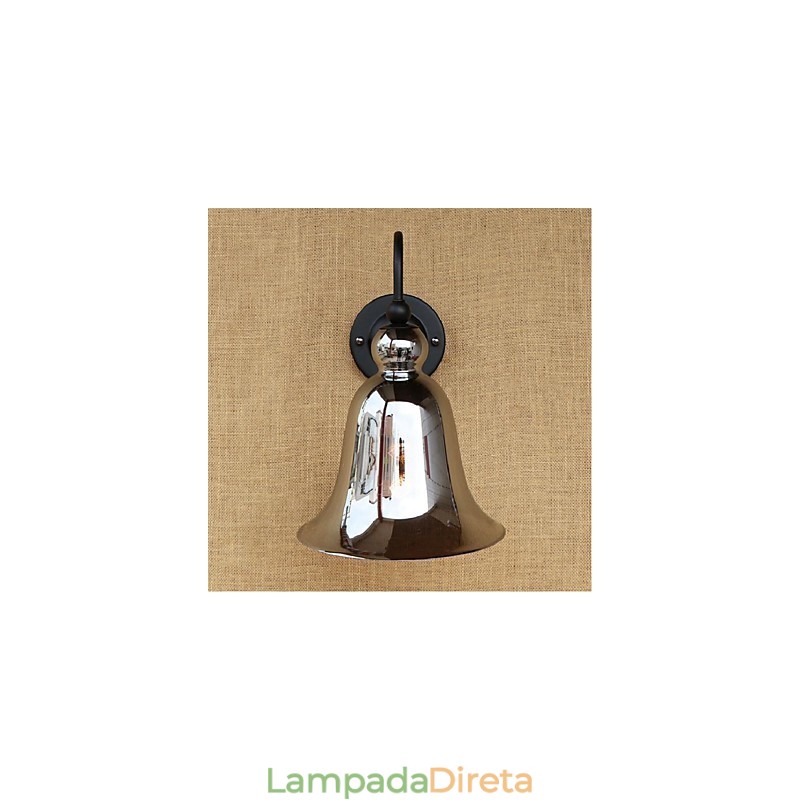 Recurso rústico Lodge Silver para arandelas de parede Downlight Luminária de parede