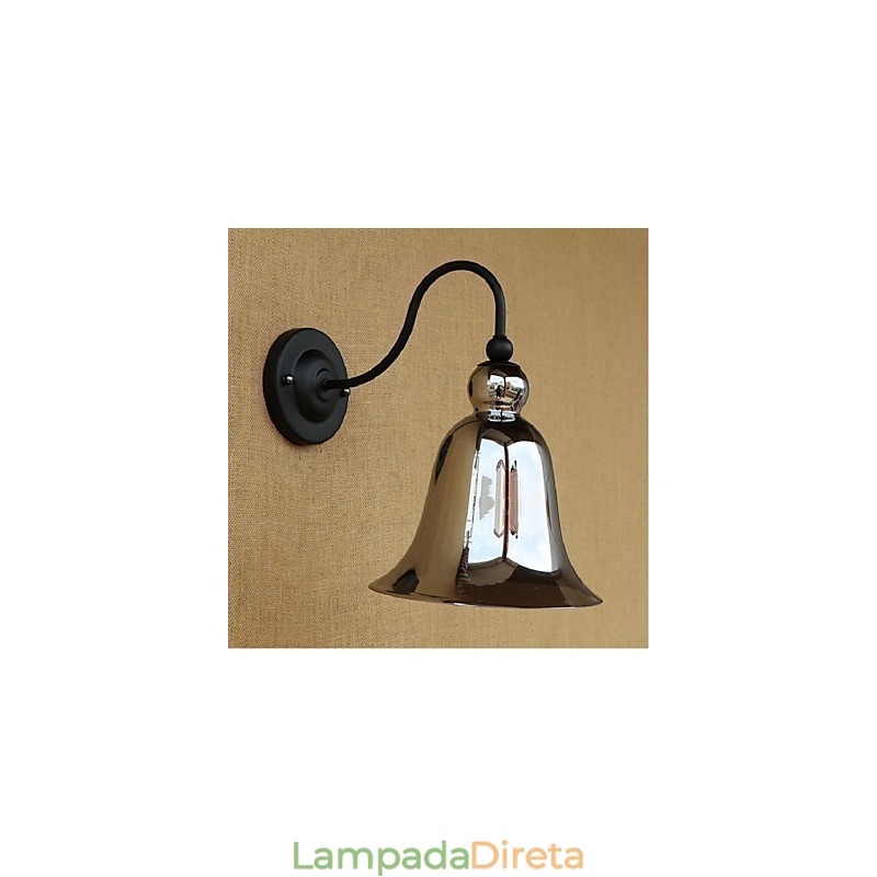 Recurso rústico Lodge Silver para arandelas de parede Downlight Luminária de parede