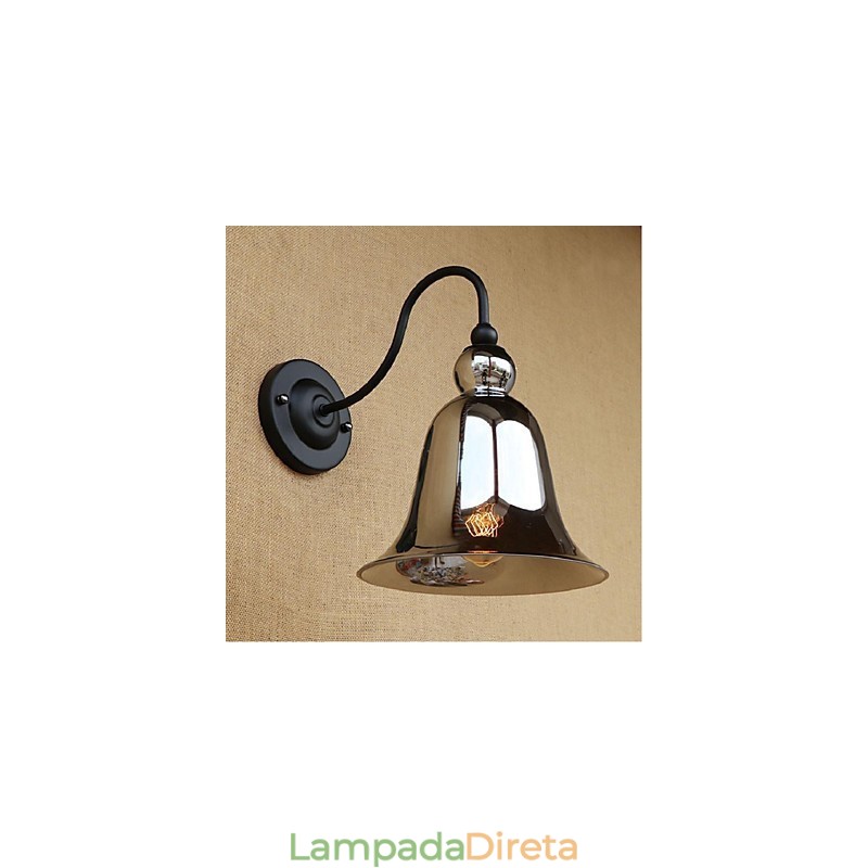 Recurso rústico Lodge Silver para arandelas de parede Downlight Luminária de parede