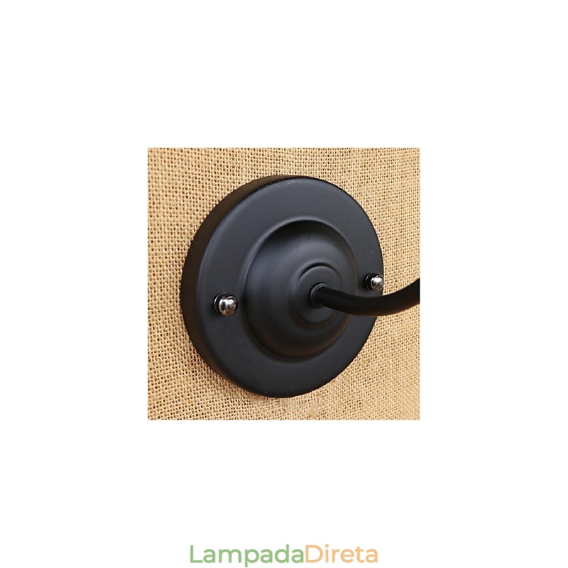 Recurso rústico Lodge Silver para arandelas de parede Downlight Luminária de parede
