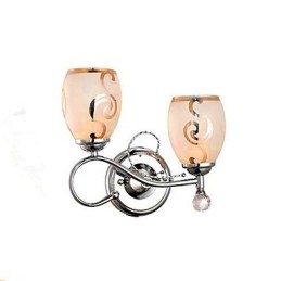 Recurso eletrogalvanizado contemporâneo moderno para arandelas de parede de luz ambiente estilo mini cristal