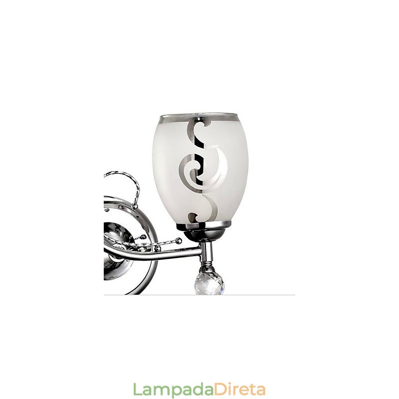Recurso eletrogalvanizado contemporâneo moderno para arandelas de parede de luz ambiente estilo mini cristal