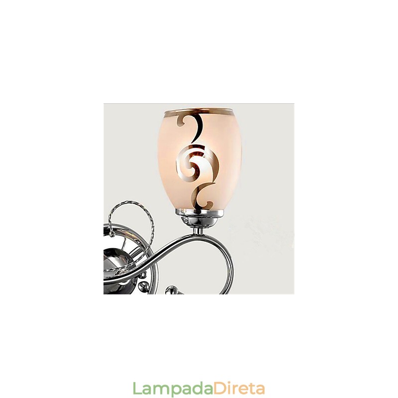 Recurso eletrogalvanizado contemporâneo moderno para arandelas de parede de luz ambiente estilo mini cristal
