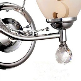 Recurso eletrogalvanizado contemporâneo moderno para arandelas de parede de luz ambiente estilo mini cristal