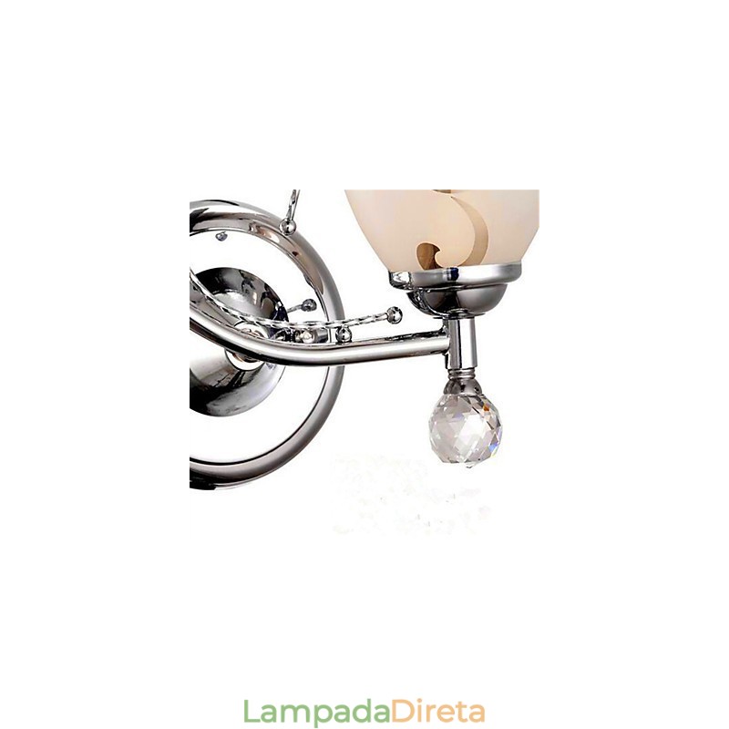 Recurso eletrogalvanizado contemporâneo moderno para arandelas de parede de luz ambiente estilo mini cristal