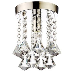 Moderno Contemporâneo Tradicional Clássico Country Cristal Mini Estilo Cromado Cristal Montagem Embutida