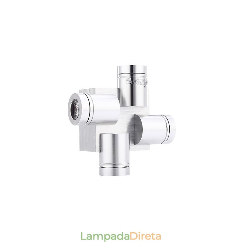 Luminária de cabeceira Luminária de parede Quarto Sala de estar Hotel Corredor Moderno Minimalista Criativo Cruz Luminária de paredeV