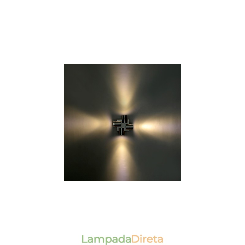 Luminária de cabeceira Luminária de parede Quarto Sala de estar Hotel Corredor Moderno Minimalista Criativo Cruz Luminária de paredeV