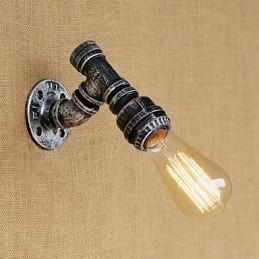 Pintura vintage retrô country para arandelas de parede estilo mini com luz ambiente