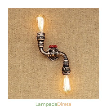 Luminária de parede rústica estilo chalé country latão para iluminação ambiente em estilo mini Luminária de parede rústica estilo chalé country latão para iluminação ambiente em estilo mini