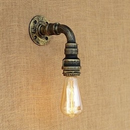 Pintura vintage retrô country para arandelas de parede estilo mini com luz ambiente