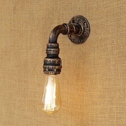 Pintura vintage retrô country para arandelas de parede estilo mini com luz ambiente