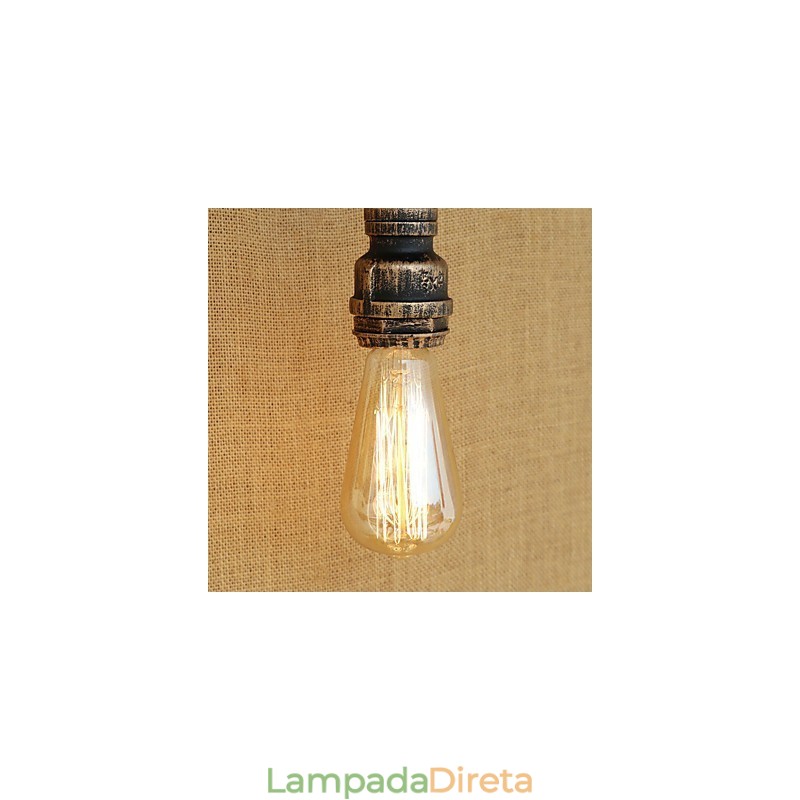Pintura vintage retrô country para arandelas de parede estilo mini com luz ambiente