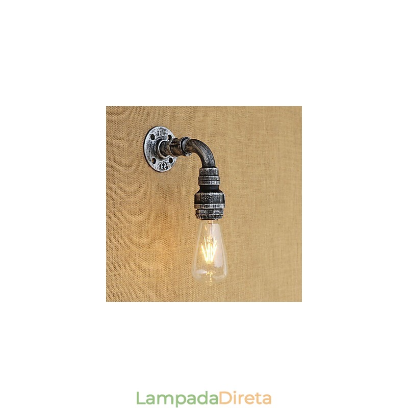 Pintura vintage retrô country para arandelas de parede estilo mini com luz ambiente
