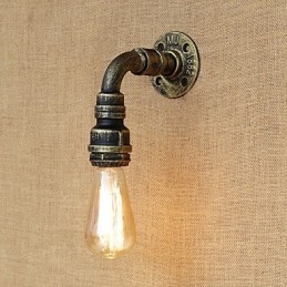 Pintura vintage retrô country para arandelas de parede estilo mini com luz ambiente