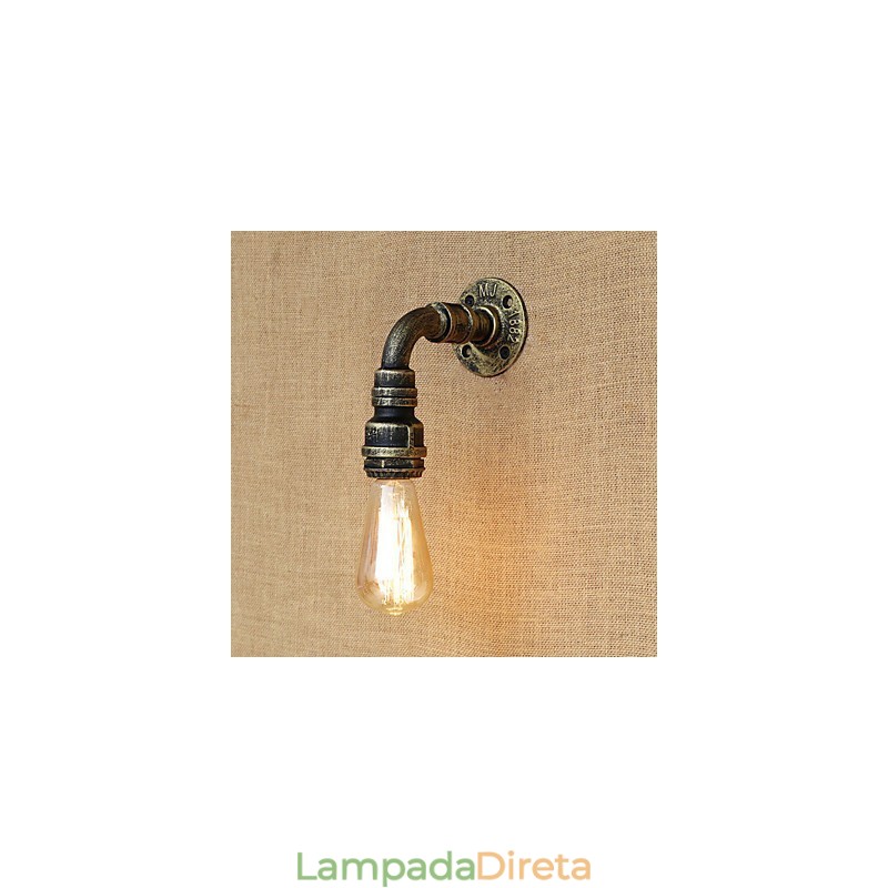 Pintura vintage retrô country para arandelas de parede estilo mini com luz ambiente
