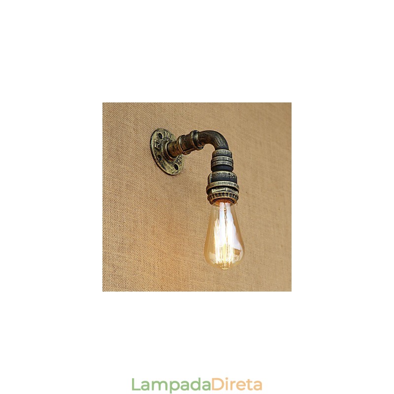 Pintura vintage retrô country para arandelas de parede estilo mini com luz ambiente