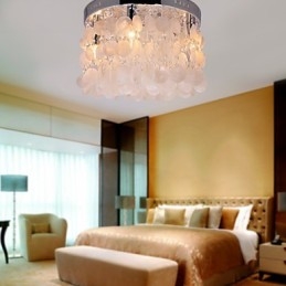 Mini estilo moderno e contemporâneo de cristal cromado embutido