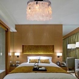 Mini estilo moderno e contemporâneo de cristal cromado embutido