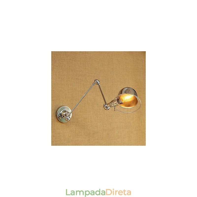 Moderno Contemporâneo Country Chrome Recurso para braço oscilante Proteção para os olhos Downlight Braço oscilante Luzes de parede