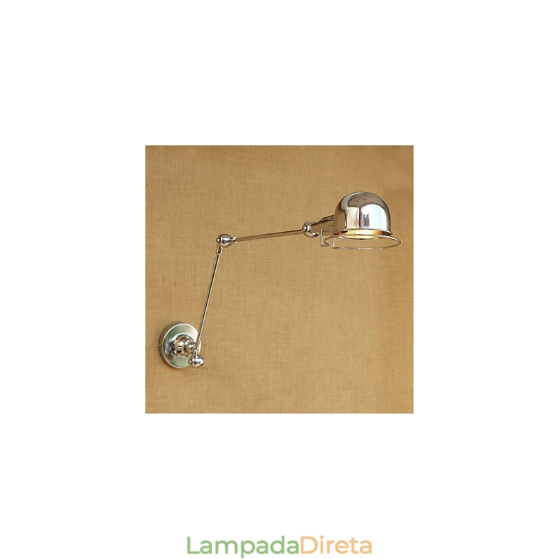 Moderno Contemporâneo Country Chrome Recurso para braço oscilante Proteção para os olhos Downlight Braço oscilante Luzes de parede