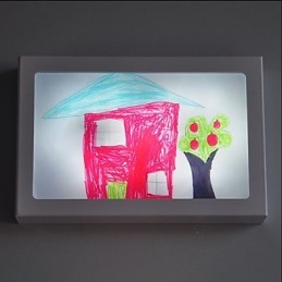 Pintura contemporânea moderna integrada, recurso de pintura contemporânea para arandelas de parede com luz ambiente