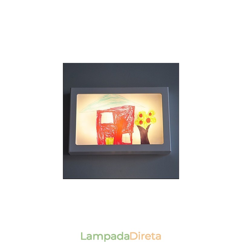 Pintura contemporânea moderna integrada, recurso de pintura contemporânea para arandelas de parede com luz ambiente