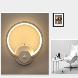 Luminária de cabeceira criativa minimalista moderna, lâmpada embutida, escada de entrada, iluminação de parede do quarto