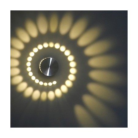 Luminária de parede embutida em alumínio com luz moderna integrada Luminária de parede embutida em alumínio com luz moderna integrada