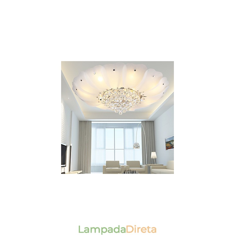 Montagem embutida Cristal Moderno Contemporâneo Tradicional Clássico Metal