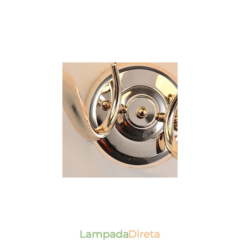 Recurso eletrogalvanizado contemporâneo moderno para arandelas de parede de luz ambiente de cristal