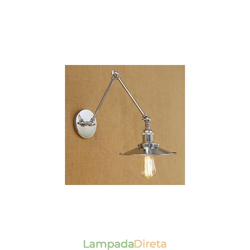 Recurso moderno contemporâneo country retrô galvanizado para braço oscilante luz ambiente balanço