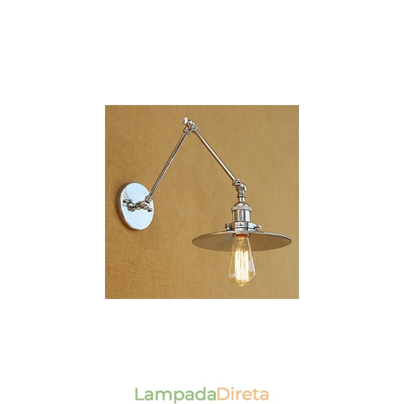Recurso moderno contemporâneo country retrô galvanizado para braço oscilante luz ambiente balanço