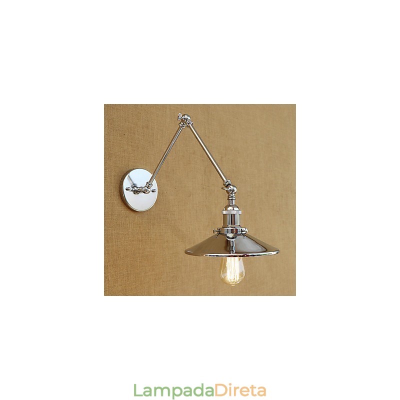 Recurso moderno contemporâneo country retrô galvanizado para braço oscilante luz ambiente balanço
