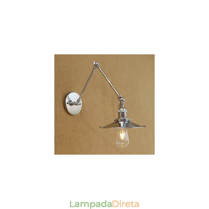 Recurso moderno contemporâneo country retrô galvanizado para braço oscilante luz ambiente balanço