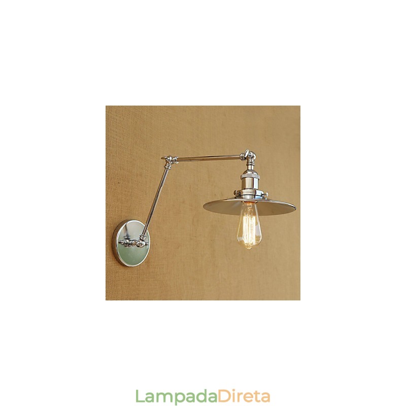 Recurso moderno contemporâneo country retrô galvanizado para braço oscilante luz ambiente balanço