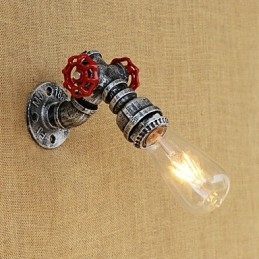Recurso de pintura retrô country para arandelas de parede de luz ambiente estilo mini