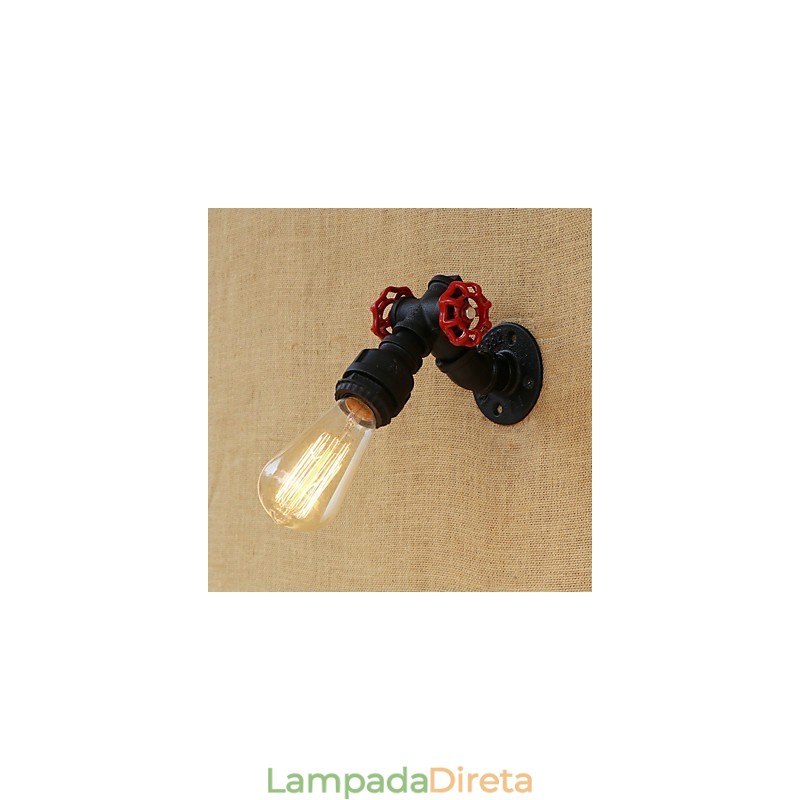 Recurso de pintura retrô country para arandelas de parede de luz ambiente estilo mini