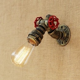 Recurso de pintura retrô country para arandelas de parede de luz ambiente estilo mini