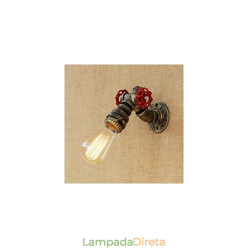 Recurso de pintura retrô country para arandelas de parede de luz ambiente estilo mini