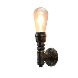 Luminária de parede Arandelas de parede Luminária de parede de ferro Lâmpada de parede sabre de luz preta muda na parede