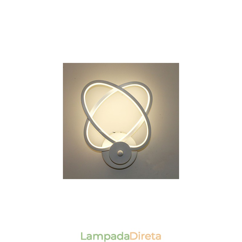 Luminária de parede criativa, cabeceira, parede, corredor, estudo, moda, luminária de alumínio