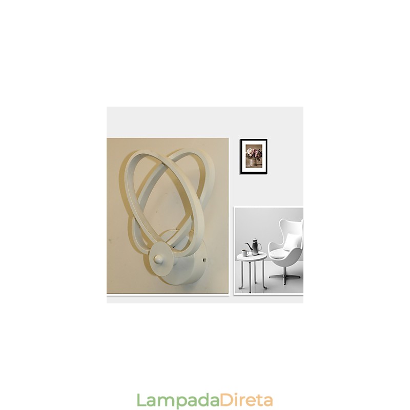 Luminária de parede criativa, cabeceira, parede, corredor, estudo, moda, luminária de alumínio