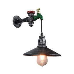 Aplique de parede, pintura rústica de chalé, recurso para luz ambiente, arandelas de parede, aplique de parede