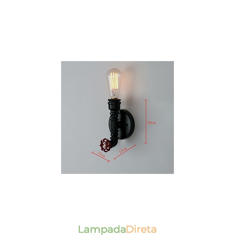Pintura rústica moderna contemporânea country retrô para arandelas de parede estilo mini uplight