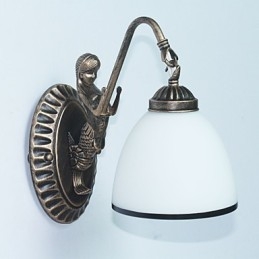 Luminária de parede estilo europeu retrô para sala de estar, quarto, varanda, café, luminária de parede