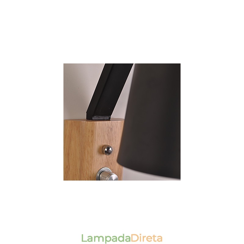 Acabamento em óxido preto moderno e contemporâneo para arandelas de parede Downlight