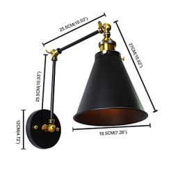 Pintura Clássica Tradicional Rústica Lodge Recurso para Luzes de Parede Downlight Luz de Parede