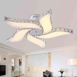 Moderno Contemporâneo Cristal Metal Montagem Embutida