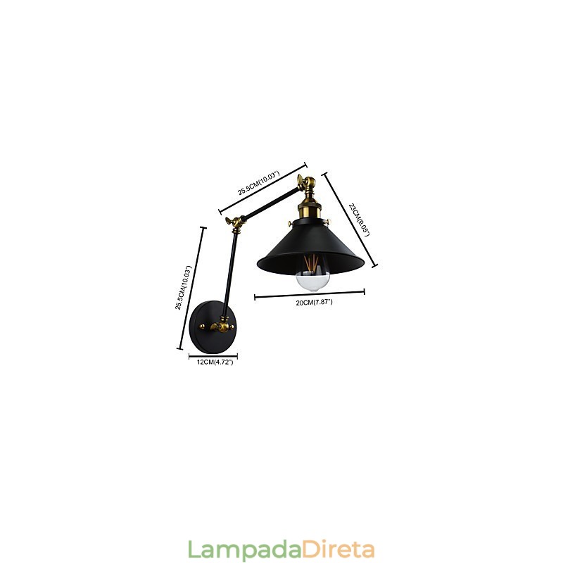 Pintura Clássica Tradicional Rústica Lodge Recurso para Luzes de Parede Downlight Luz de Parede